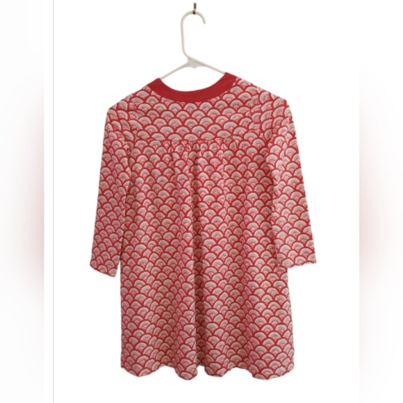 Tea Coleccion Girls Nami Trapeze Coral Pink Dress Size 8 - Picture 2 of 6